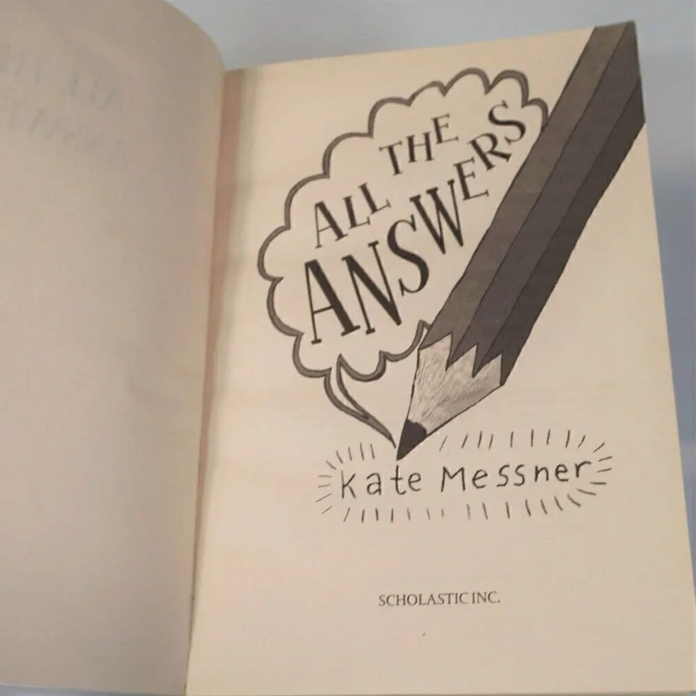 ALL THE ANSWERS By Kate Messner 2015 Scholastic Paperback